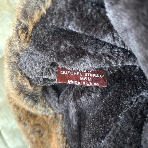 Khombu Quechee Stingray Brown Faux Fur Waterproof Winter Snow Boots Size 9.5M - Picture 8 of 8